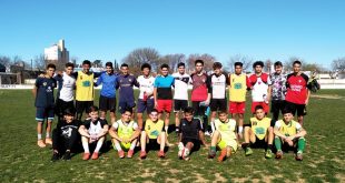 Preparación del seleccionado de fútbol para los Juegos de La Araucanía