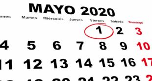 Confirman feriado de 1° de mayo