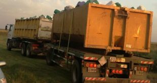 Metileo limpió gran cantidad de bidones vacíos de agroquímicos