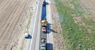 Reconstruyen y prueban un nuevo material en un tramo de la Ruta Provincial 10