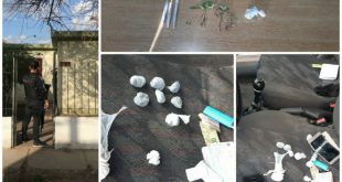 Secuestran cocaína y marihuana en Santa Rosa