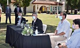 Se firmó acta de ejecución de obras de saneamiento en Santa Rosa